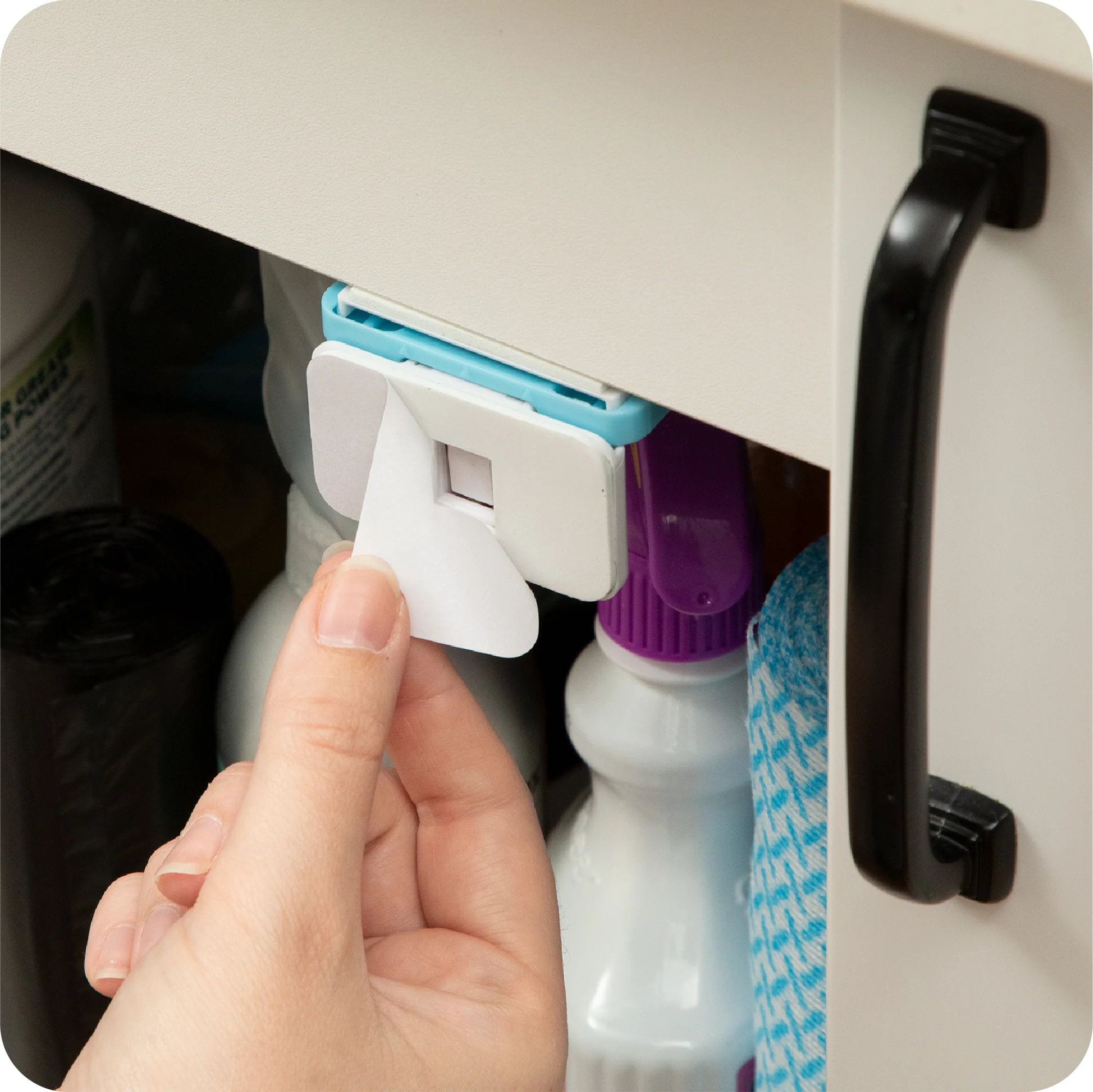 Adhesive Magnetic Cabinet & Drawer Locks With Key - Image 11