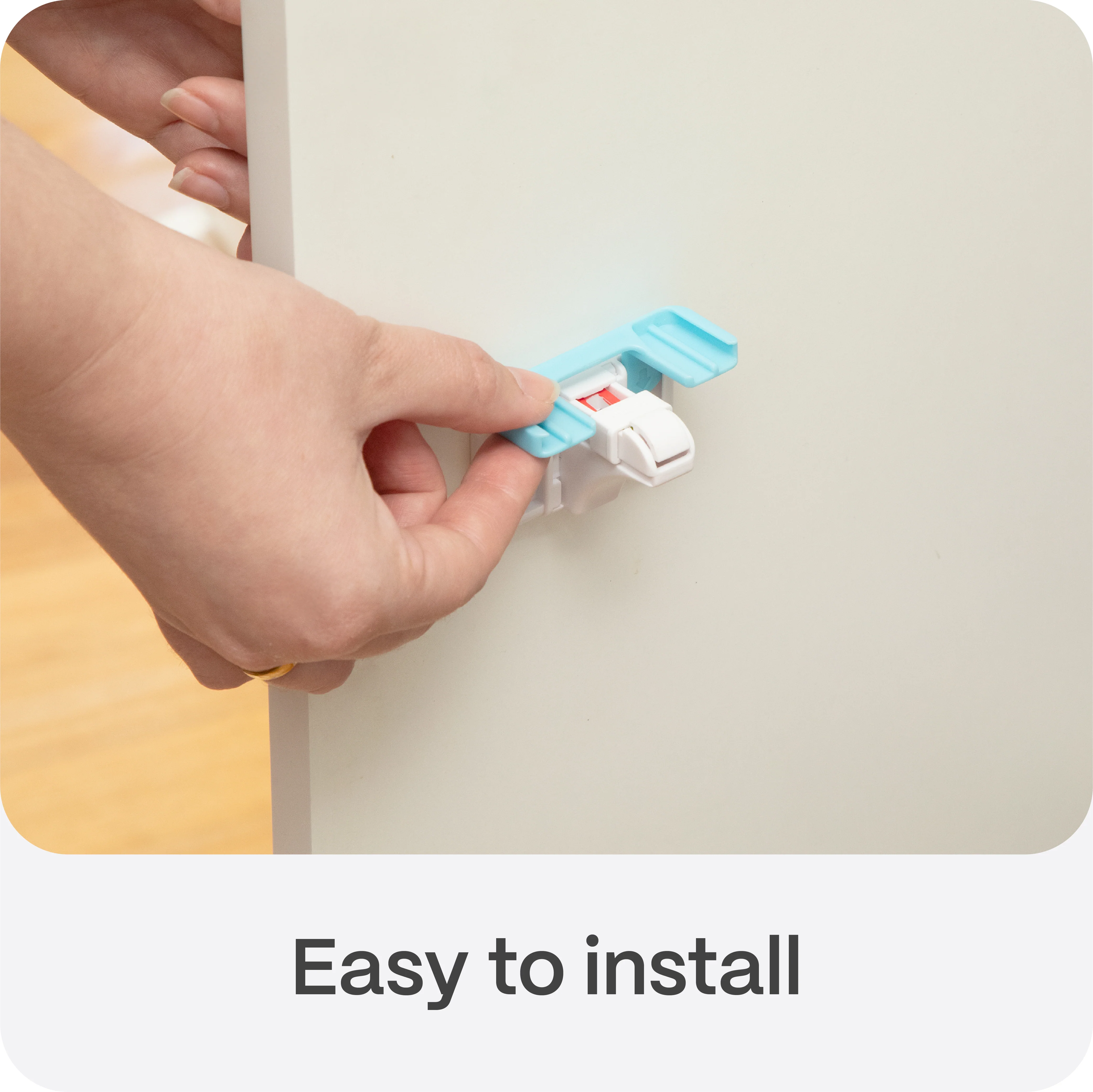 Adhesive Magnetic Cabinet & Drawer Locks With Key - Image 12