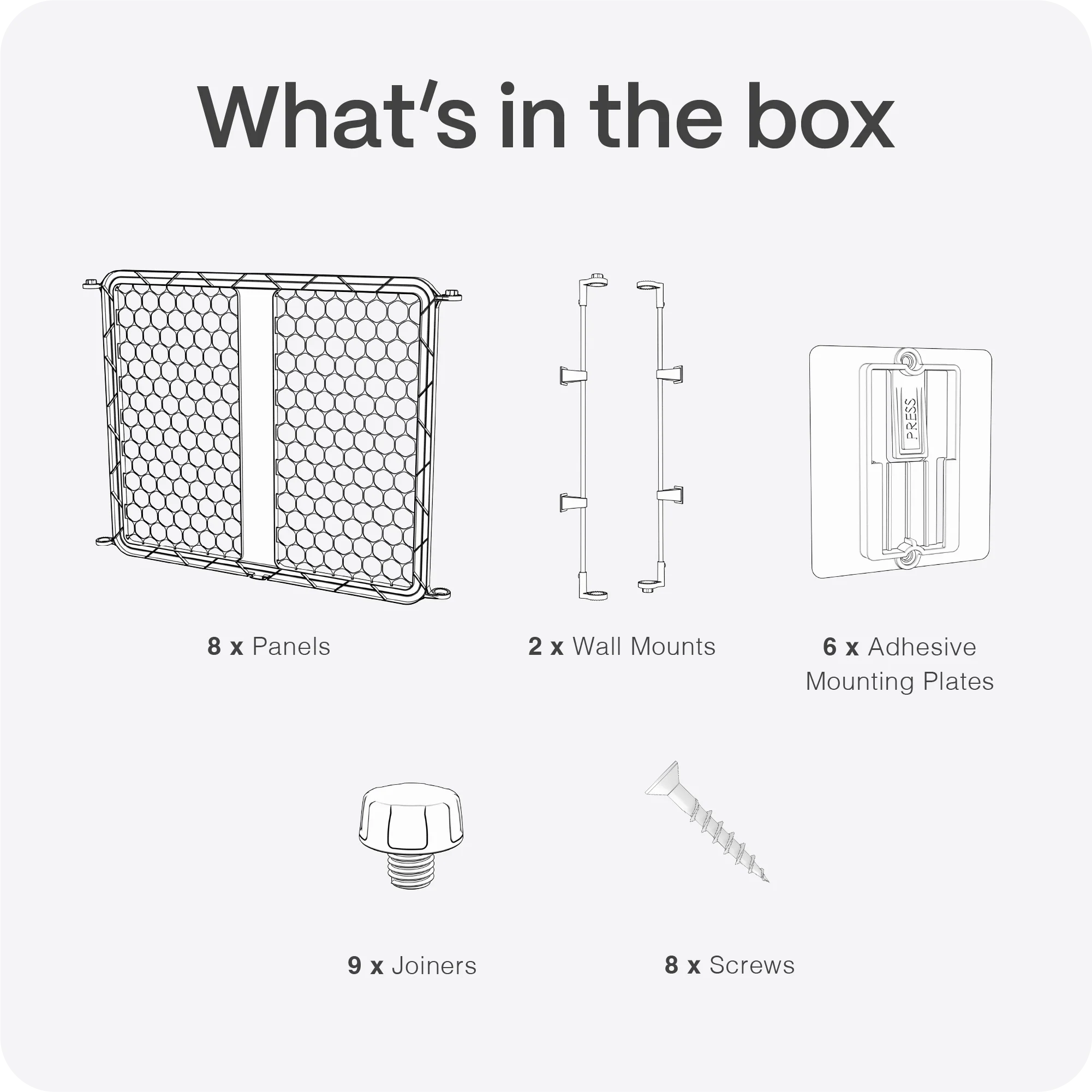 8-Panel Plastic Playpen Barrier | 6.2m W x 0.67m H - Image 11