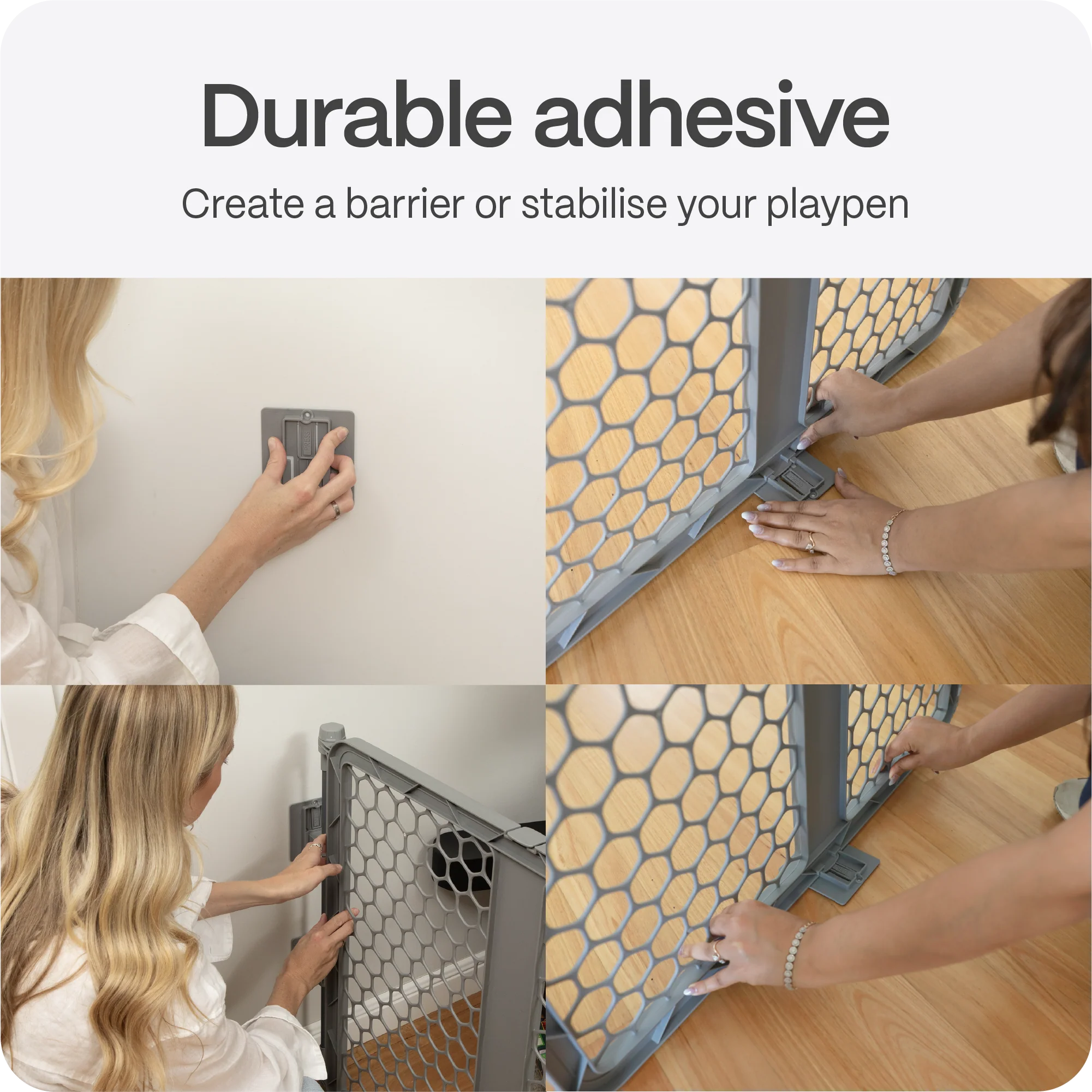 8-Panel Plastic Playpen Barrier | 6.2m W x 0.67m H - Image 8