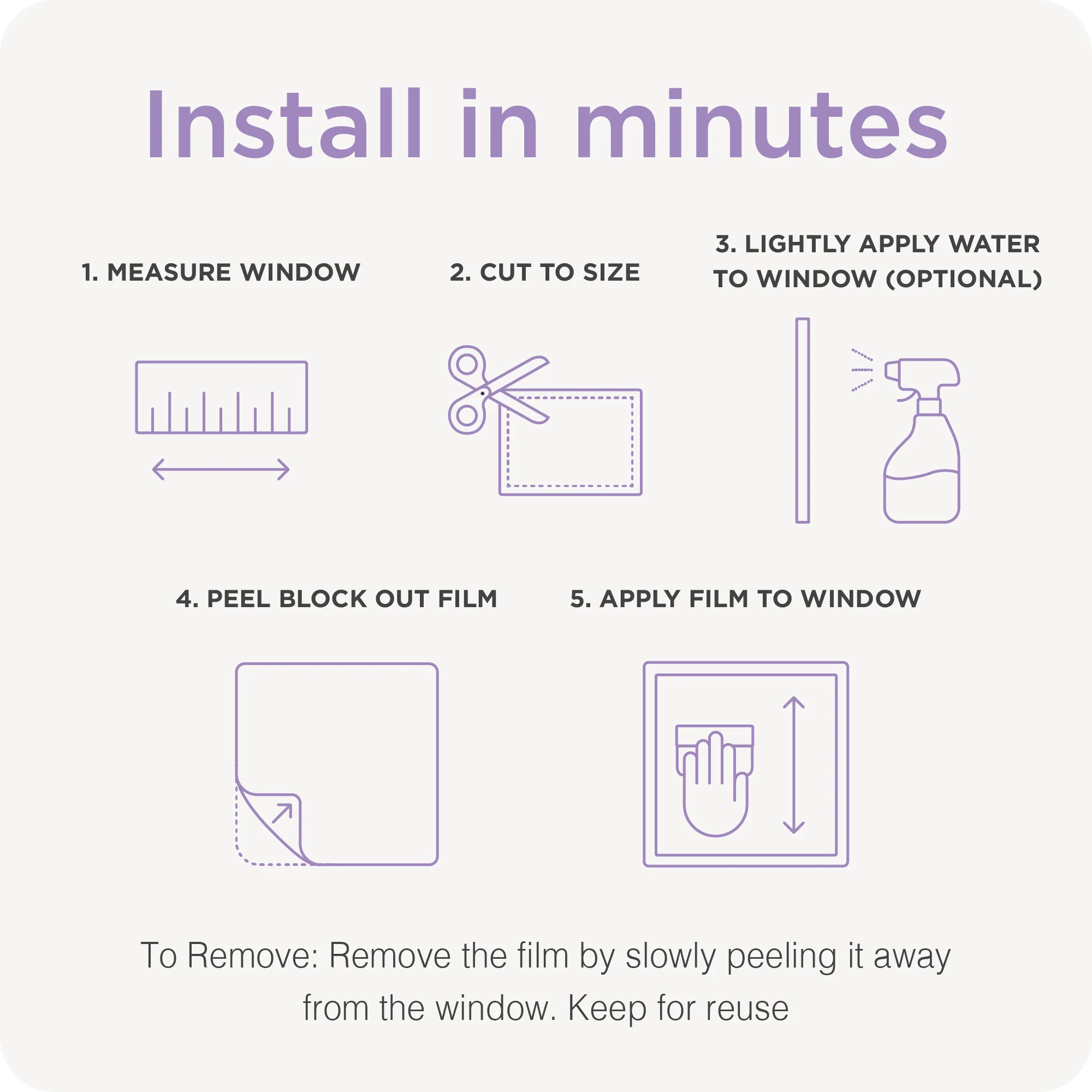 Static-Cling Window Blockout Film Kit - Image 6