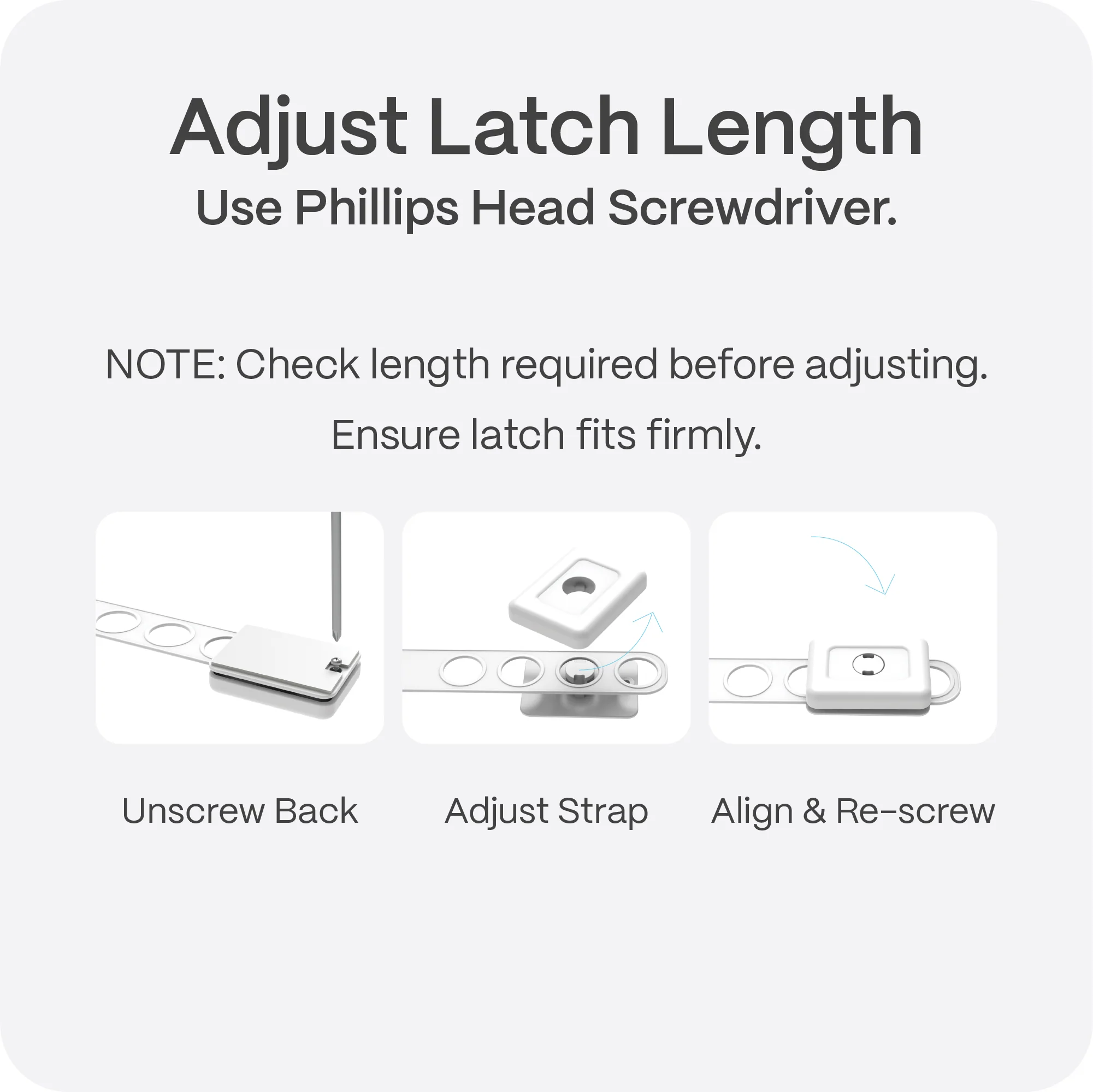 Adjustable + Adhesive Ultimate Multi Latch - Image 7